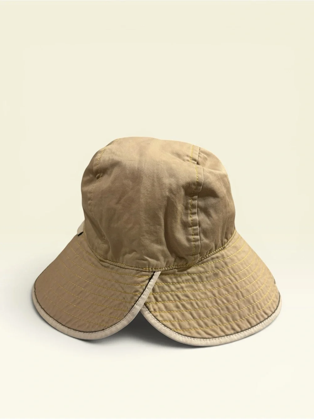 Vintage Coach sun hat / wide-brim bucket hat